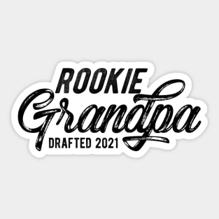 Rookie Grandpa Drafted 2021 Sticker